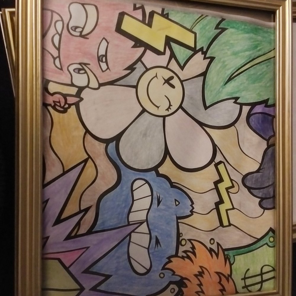 Framed Kawaii Artwork 8 x 10